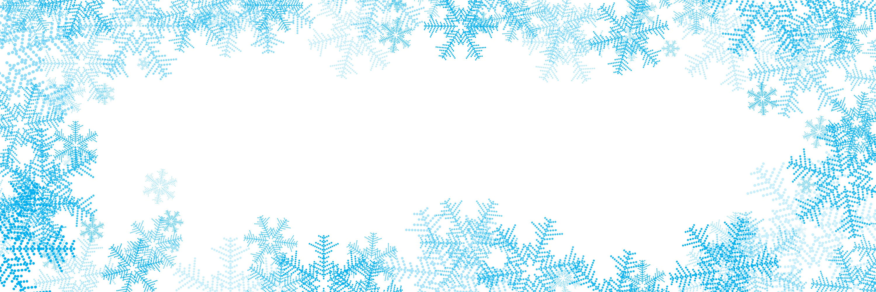 Snowflakes Border Design